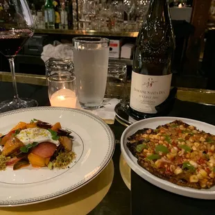 Buratta and Potato Corn Pizza