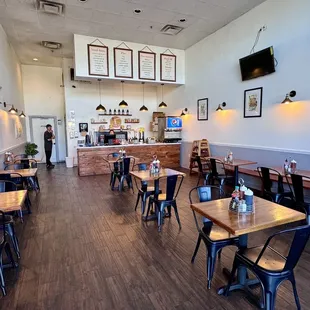 the interior of a restaurant