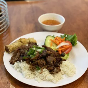 C5. Grilled Pork &amp; Egg Rolls