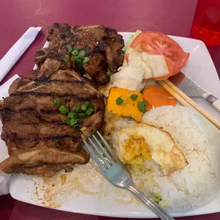 Pork Chop with Rice