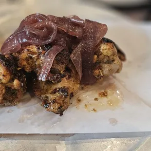 chicken wings and fried chicken, food