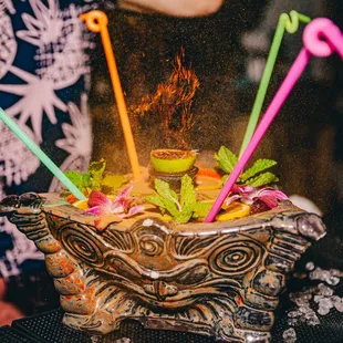 a close up of a bowl of food