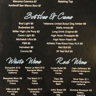 Happy Hour deals 3-7pm daily