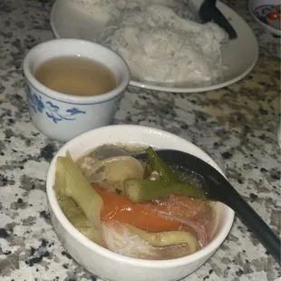 Cup of of the hot pot ...