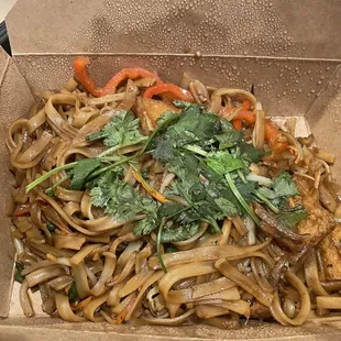 Drunken noodles