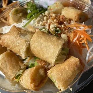 Spring Rolls Noodle Bowl