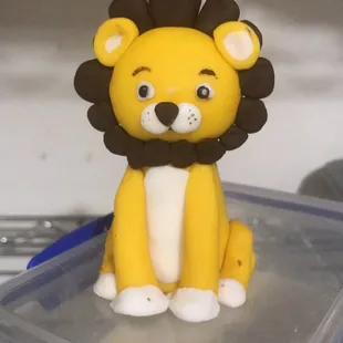 Fondant lion