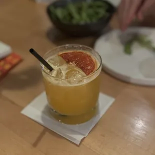 Passion paloma cocktail