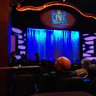 View from the front row of non VIP seating.