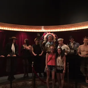 The performers come out afterwards for free pics!!