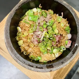 Wagyu stone pot rice