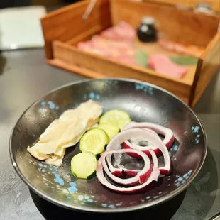 Seasonal vegetable platter