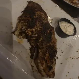 Blackened fish