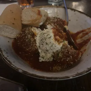 Handmade Meatballs with Ricotta