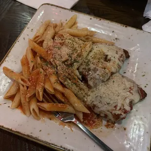 Chicken Parm w/ Pasta