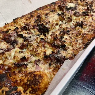 BBQ flatbread