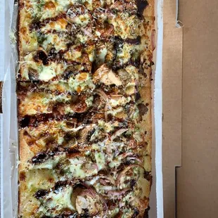 Custom Creation with pesto sauce!