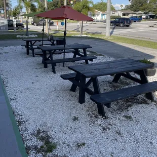 Outdoor seating