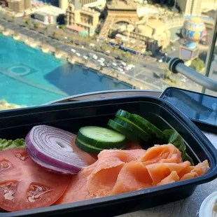 Breakfast with a view