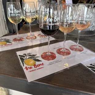 Wine selection
