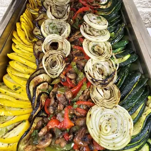 Grilled vegetables... Blend blend blend. Could have added some salt or something..
