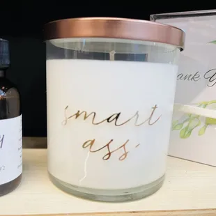 Smart A$$ candle