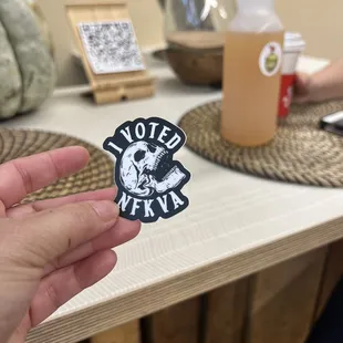 Free Sticker when you trade your I voted sticker :)