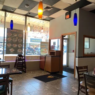the interior of a restaurant