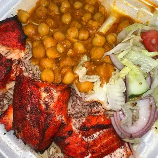 Salmon Kabob Platter