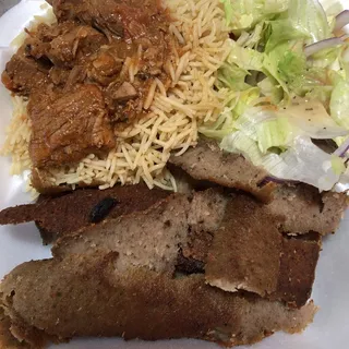 Afghan Gyro Platter