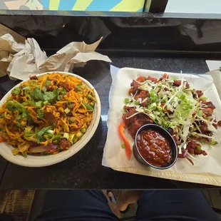 Angry chicken and whaloo fried chicken