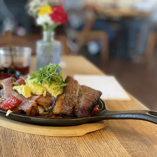 Breakfast Skillet with brisket