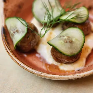 Roasted Lamb Meatballs