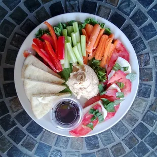 The Hummus plate