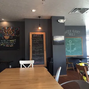 a view of the dining room