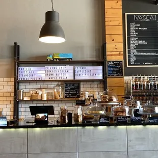 the counter