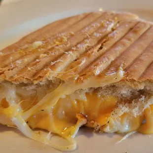 Just half of the Iranian grilled cheese.  Goey and delicious