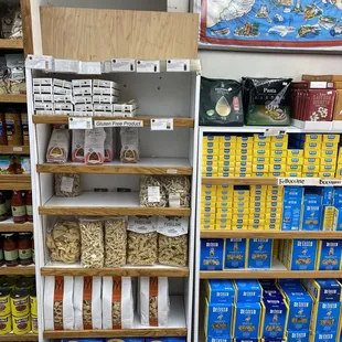 Assorted Dried Pasta.