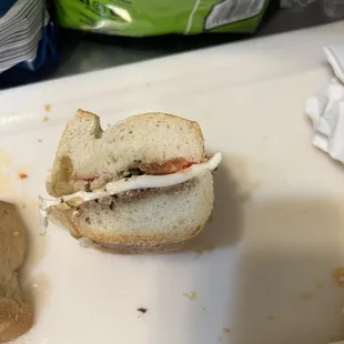 Fresh mozzarella sub
