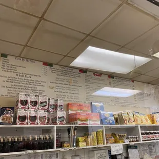 Made to order menu