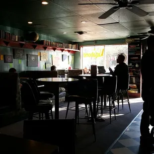 people sitting at the bar
