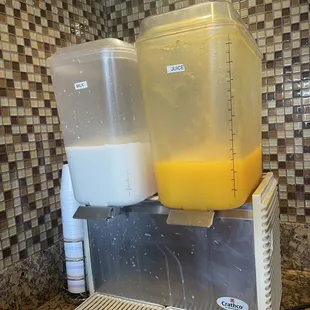 Juice for continental breakfast