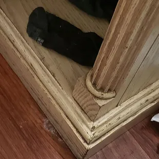 Dirty ass dresser had roaches in drawer