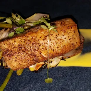 And the roasted rockfish.