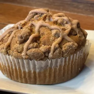 Pumpkin muffin: love the crunches on top!
