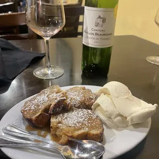 Bread pudding Ala mode!