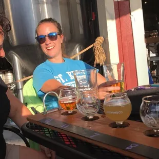 Outdoor seating and good times!