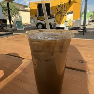 Caramel cold brew
