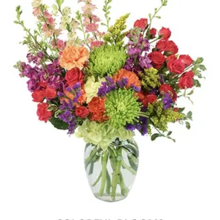colorful blooms $75.00