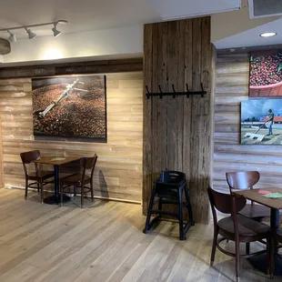Interior seating area